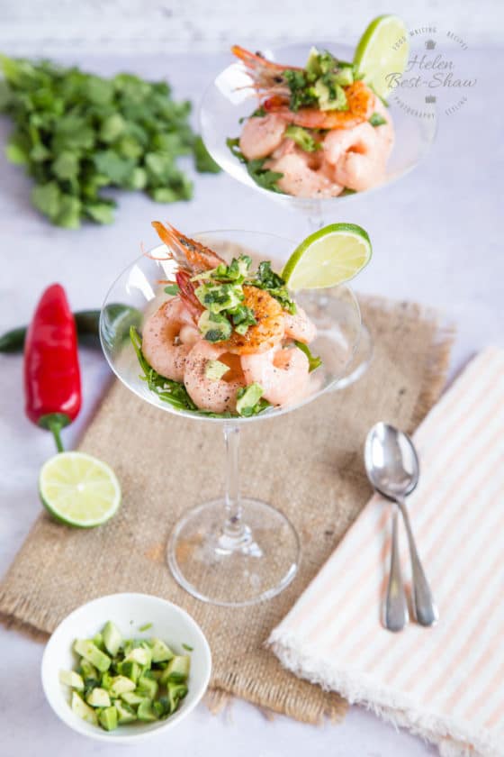 Modern Prawn Cocktail with Frozen Yogurt Recipe Fuss Free Flavours