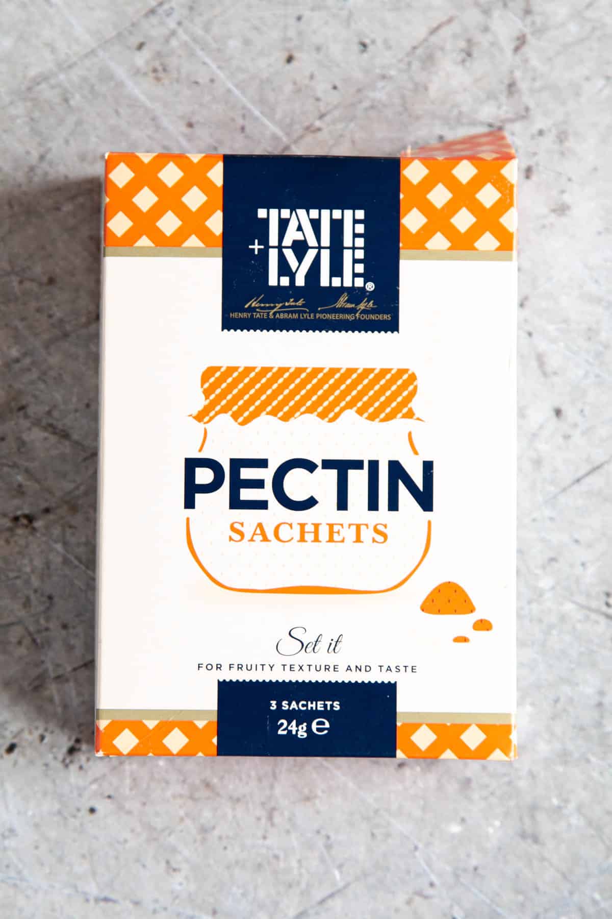 Sachets of pectin for Jam making.