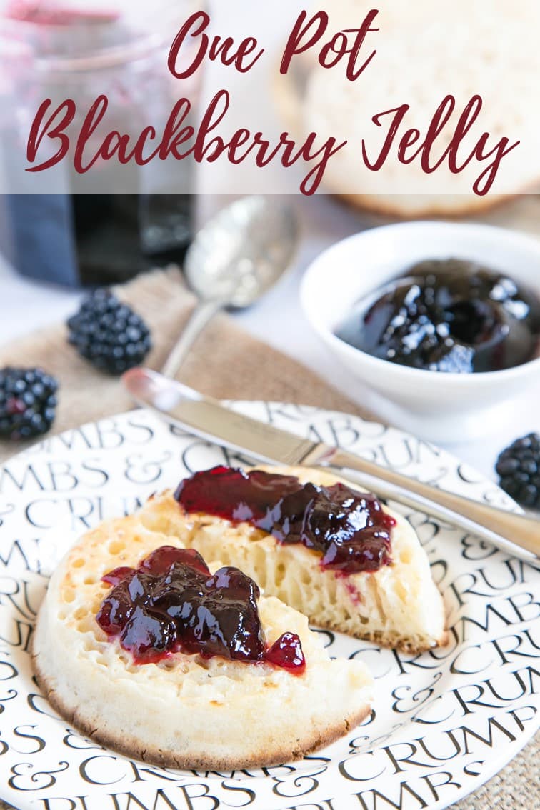Easy One Pot Blackberry Jelly - Three Ingredients, No Pectin {Vegan ...