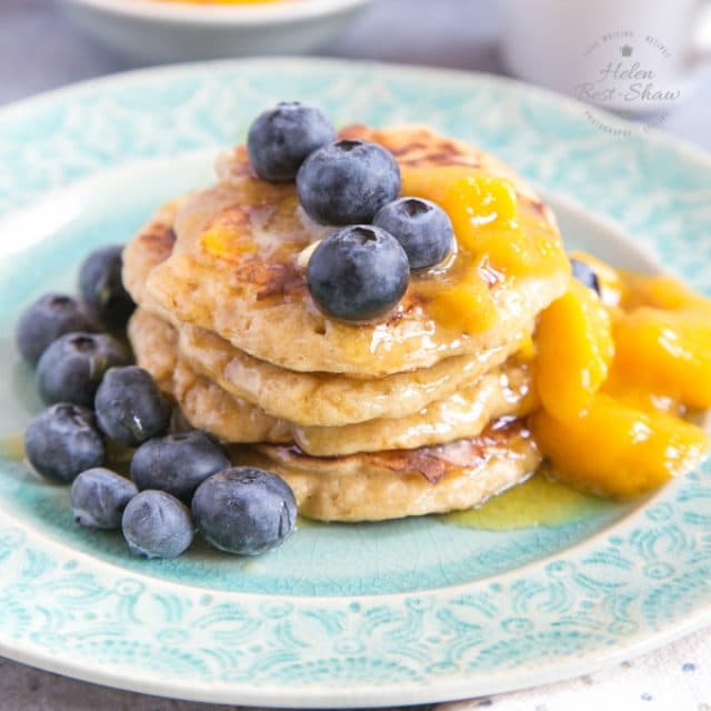 Easy Mango Pancakes Helen's Fuss Free Flavours