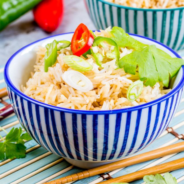 Easy Chinese Rice (5 ingredients) - Helen's Fuss Free Flavours