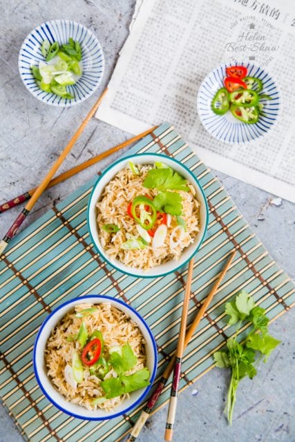 Instant Pot Chinese Rice (Pressure Cooker Chinese Rice) - Helen's Fuss ...