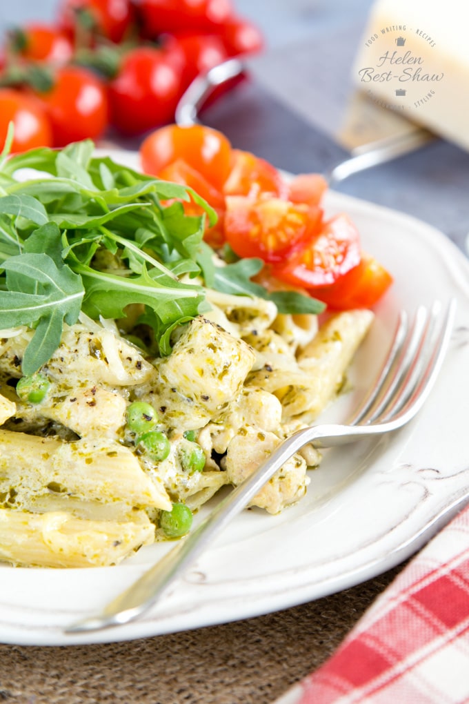 Easy Philly Pesto Chicken Pasta Fuss Free Flavours