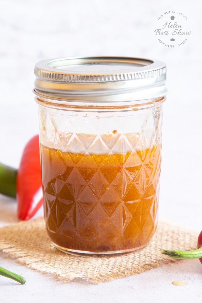 How to make sweet chilli sauce dressing - mixed