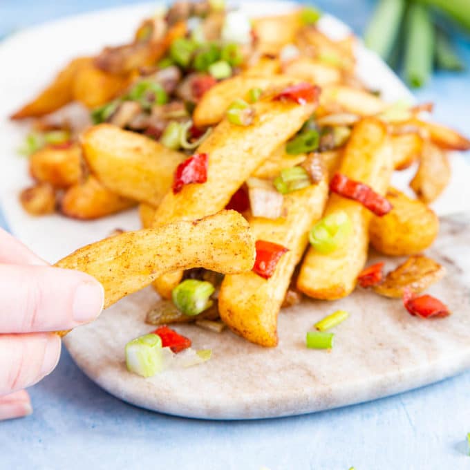Chinese Salt and Pepper Chips Recipe Helen's Fuss Free Flavours
