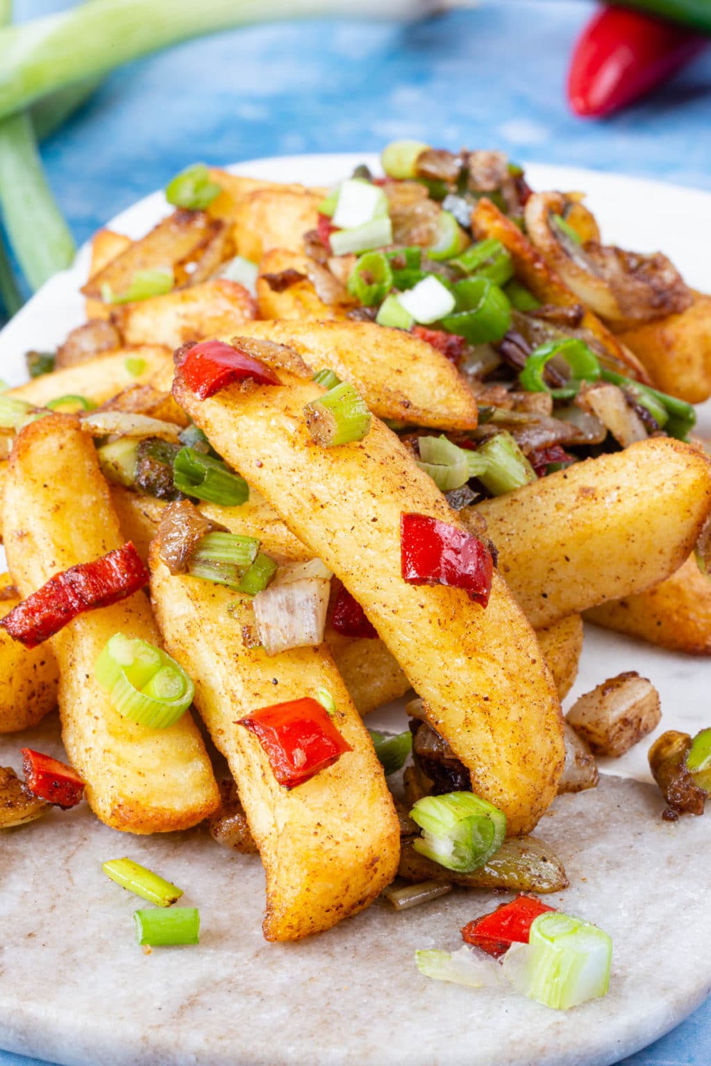 Chinese Salt and Pepper Chips Recipe Helen's Fuss Free Flavours
