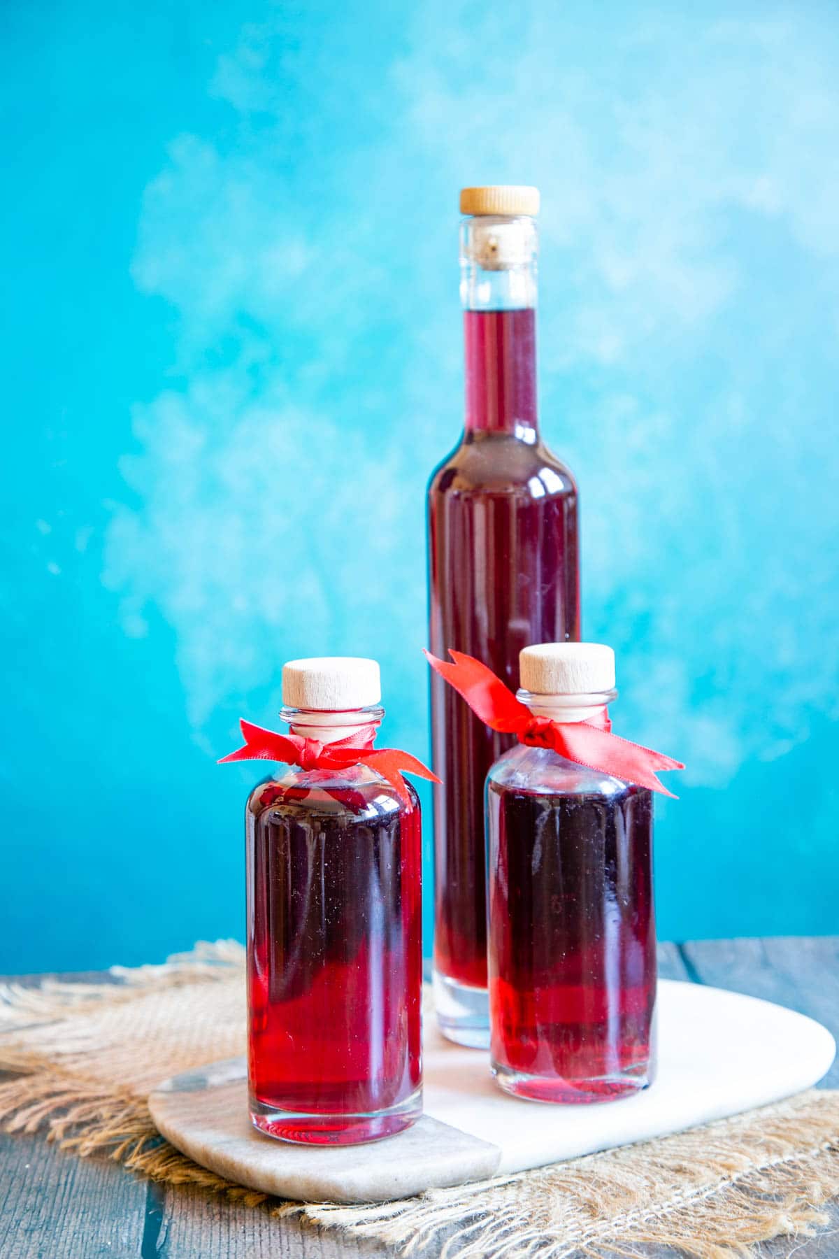 Damson gin, bottled in pretty containers, makes a lovely homemade gift.