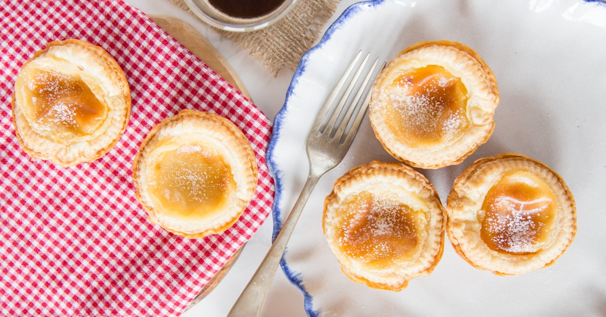 Delicious custard egg tarts are a happy reminder of holidays in the sun.