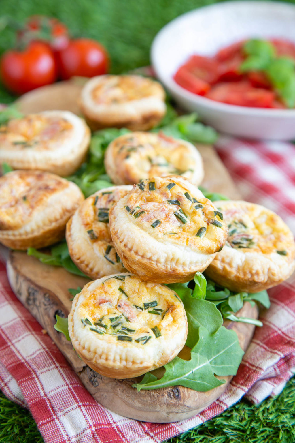 Vegetarian Mini Quiche Lorraine Helen's Fuss Free Flavours
