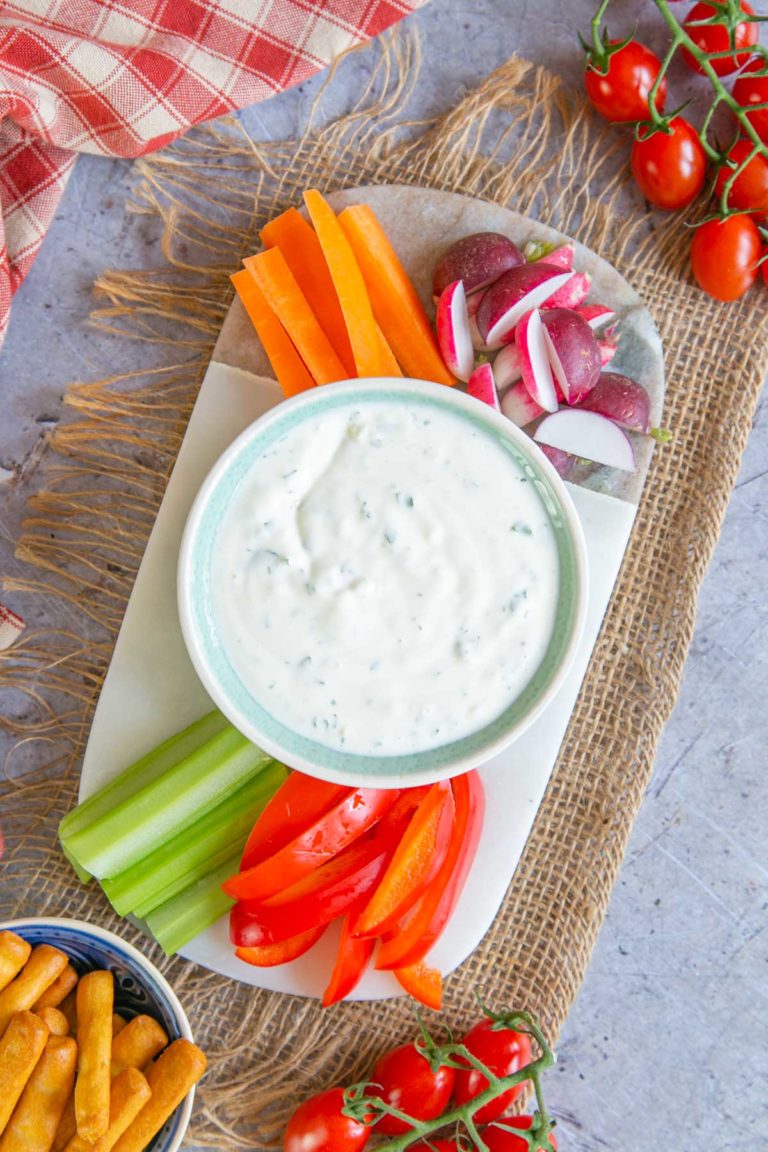 Garlic Onion Dip Helen's Fuss Free Flavours