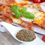 Homemade Italian style pizza seasoning, perfect on pizza and so much more.,