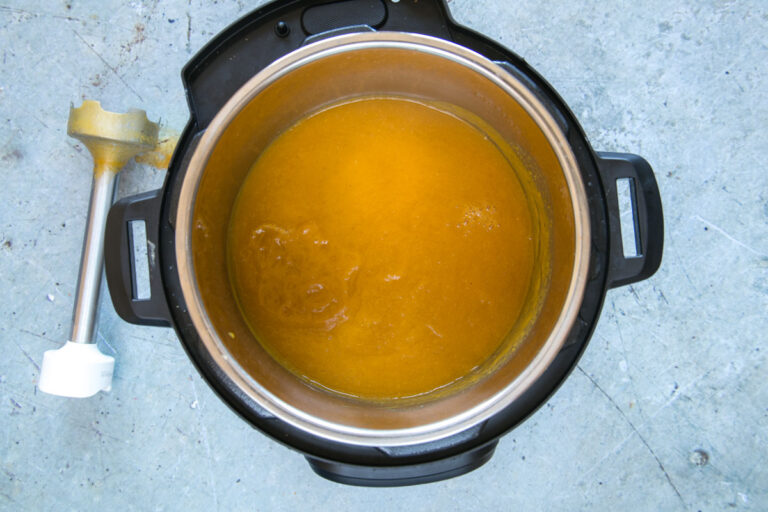 Pressure Cooker Pumpkin Soup with Apple Helen's Fuss Free Flavours