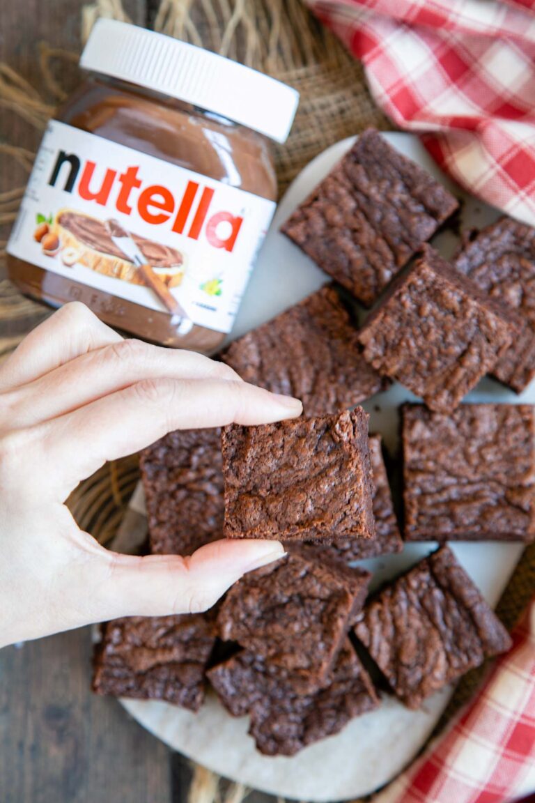 Nutella Brownies (One Bowl, Mess Free!) Helen's Fuss Free Flavours