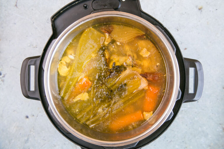 Easy Pressure Cooker Chicken Stock Helen's Fuss Free Flavours