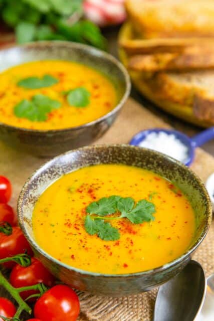 Carrot and Coriander Soup Recipe - Helen's Fuss Free Flavours