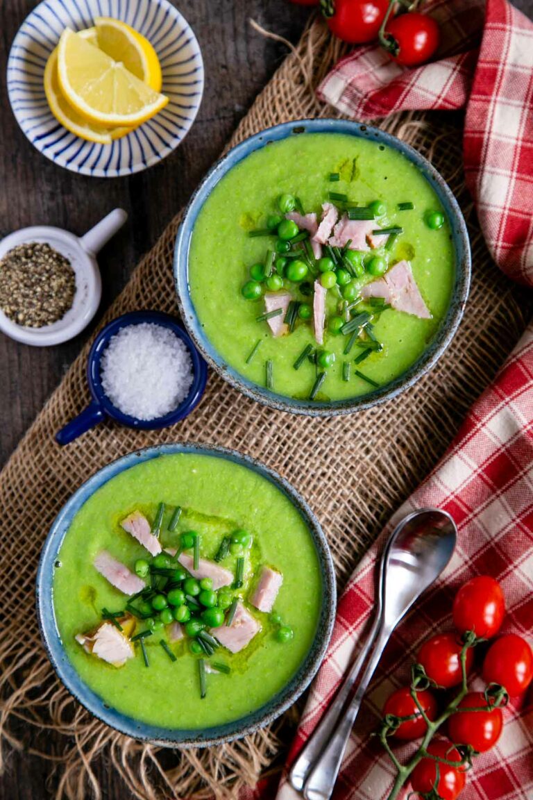 Green Pea and Ham Soup Helen's Fuss Free Flavours