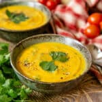 Pressure Cooker Carrot and Coriander Soup (Carrot & Cilantro Soup)