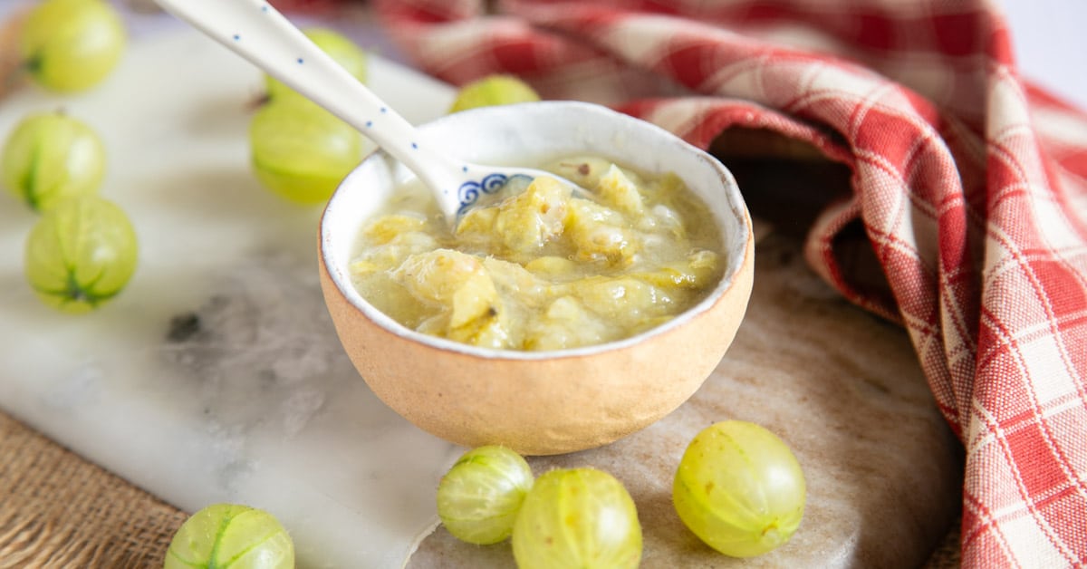 Easy Gooseberry Compote Recipe Helen's Fuss Free Flavours