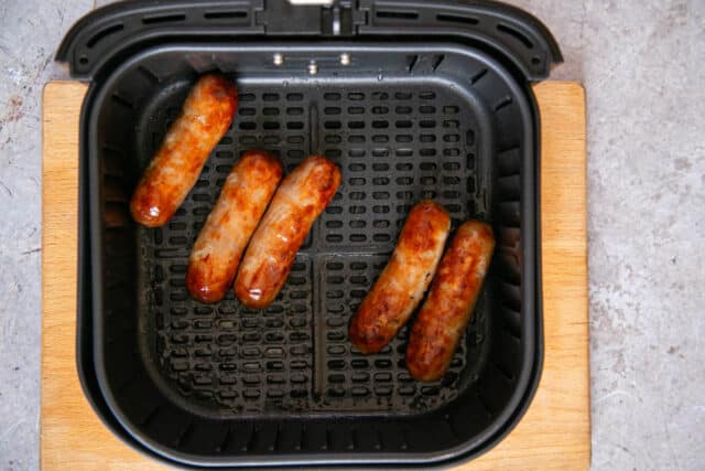 Sausages in the Air Fryer - Perfect Every Time - Helen's Fuss Free Flavours