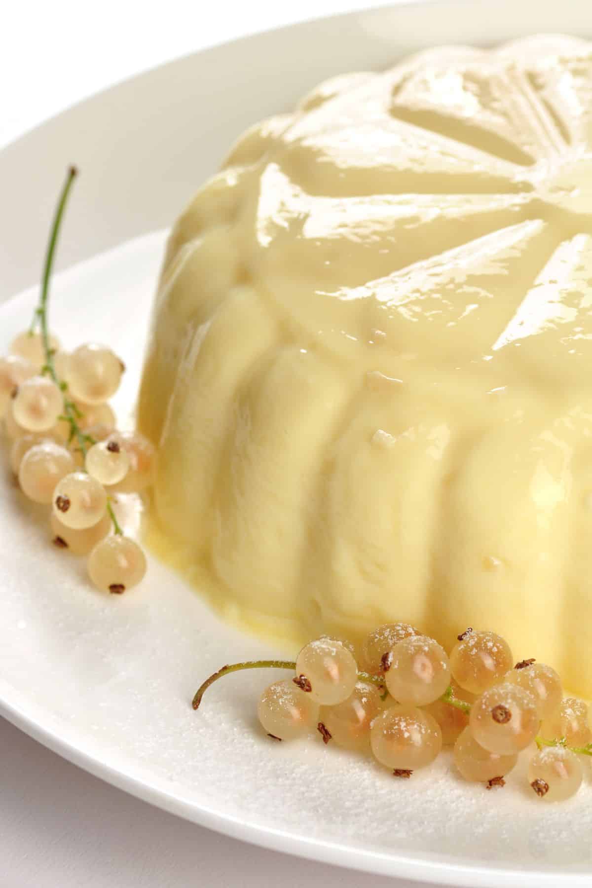 moulded blancmange, the star of the 19th century dinner table and many children's parties
