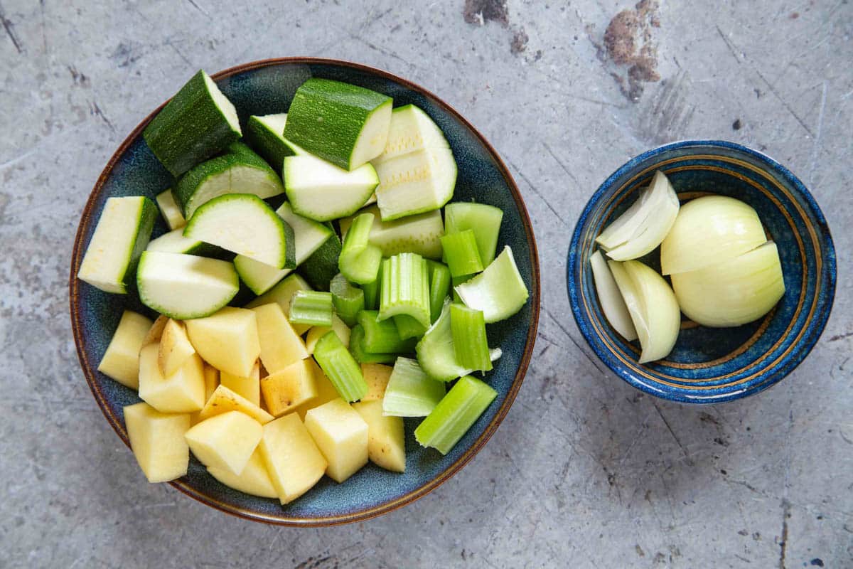 prepared ingredients