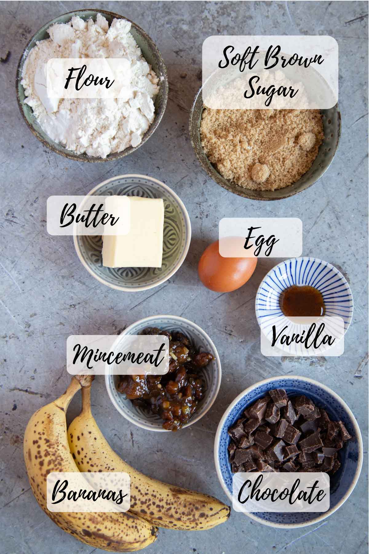 the ingredients have been weighed out ready to cook