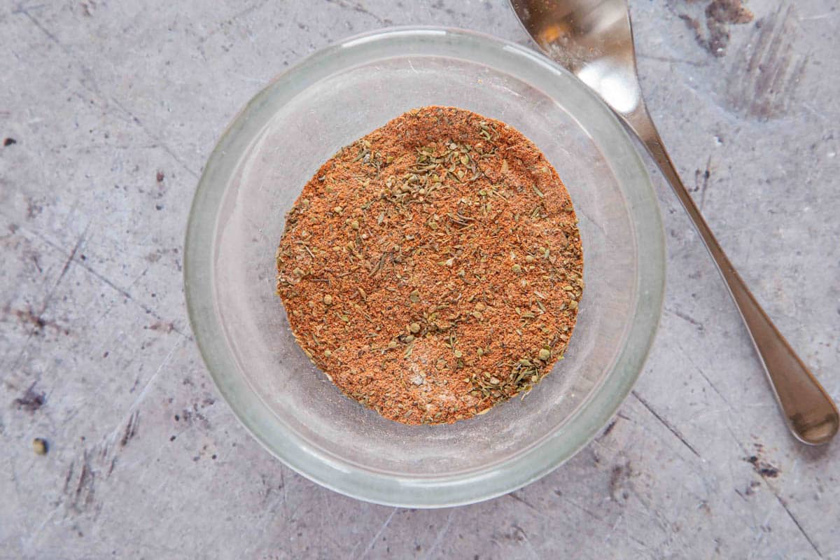 Then the ingredients are mixed together before transferring to a jam jar