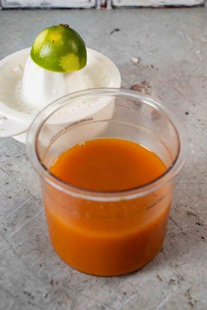 First step is to add all the ingredients to the Ninja Creami pot