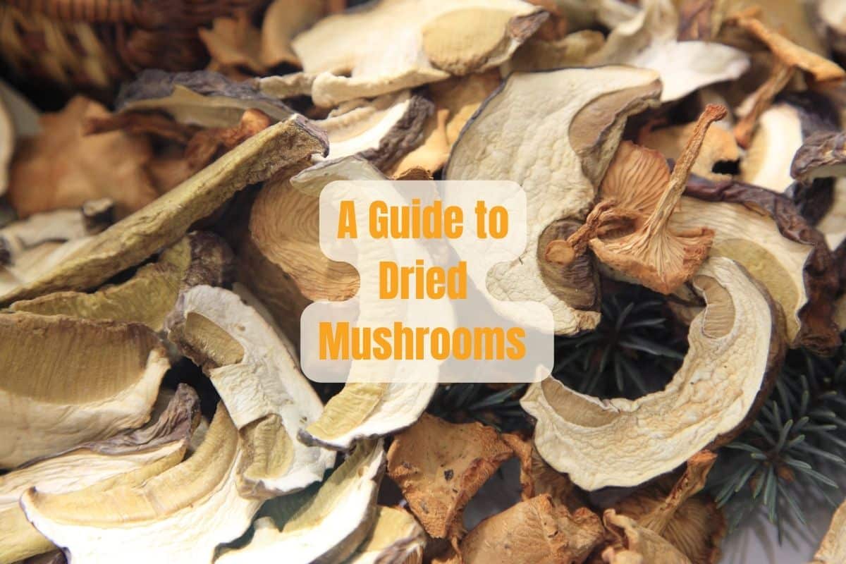a pile of sliced dried mushrooms